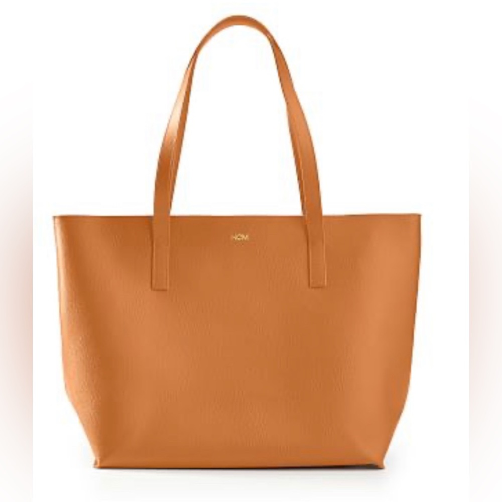 Mark & Graham Everyday Italian Leather tote in camel